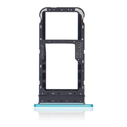 For Motorola E7 Sim Card Tray/Dual Sim Card Blue(Premium OEM)(SKU:1463870)