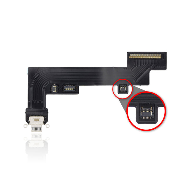 For iPad Air 4/10.9inch | Charge Port Flex Cable/Cellular Version/Air 5|White(Premium OEM)