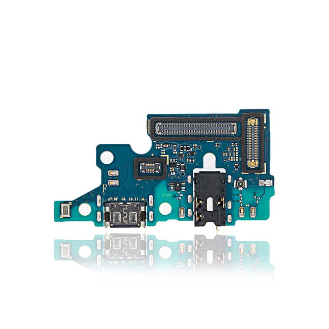 For Samsung Galaxy A71/A715 | Charge Port Flex Cable/Earphone Flex Cable | (Premium OEM)