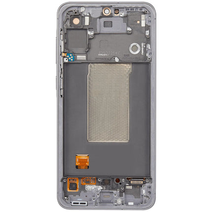 For Samsung Galaxy A56 5G OLED assembly with Frame Black (Aftermarket Plus)(SKU:1564480)