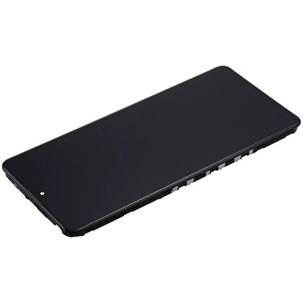 For Xiaomi Redmi Note 12 Pro 4G OLED assembly With Frame Black (Refurbished)(SKU:1528920)