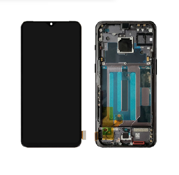 For Oneplus 7 | LCD Assembly with Frame | Black(Refurbished)