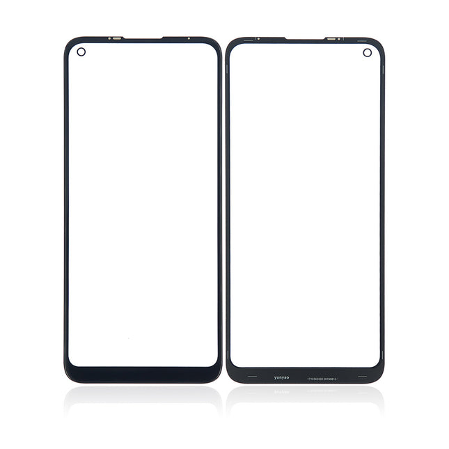 For Motorola G8 | Front Glass/Lens | Black(Aftermarket Plus)