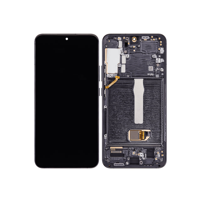 For Samsung Galaxy S22+ 5G U edition 5G / OLED Assembly With frame / black  (Aftermarket Plus)(SKU:1559862)