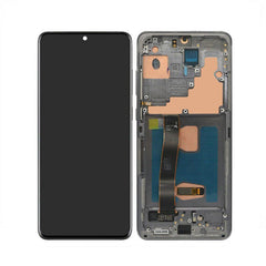 For Samsung Galaxy S20 Ultra OLED Assembly With Frame /S20 Ultra 5G Gray(Aftermarket Plus)(SKU:1506399)
