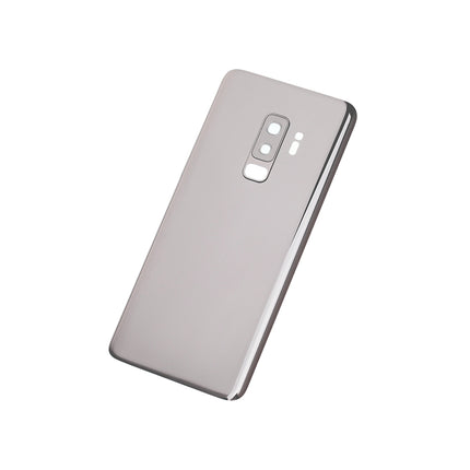 For Samsung Galaxy S9 Plus/G965 Back Cover With Camera Cover(No Logo) Silver(Aftermarket Plus)(SKU:1090782)
