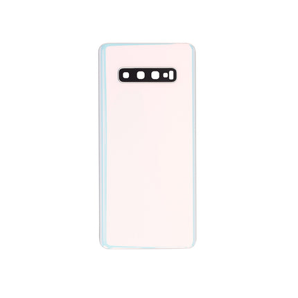 For Samsung Galaxy S10+/G975 Back Cover With Camera Cover(No Logo) White(Aftermarket Plus)(SKU:1326858)