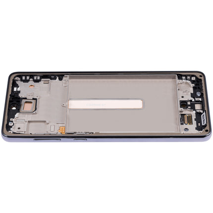 For Samsung Galaxy A73 5G 5G / OLED assembly With frame / black  (Refurbished)(SKU:1497749)