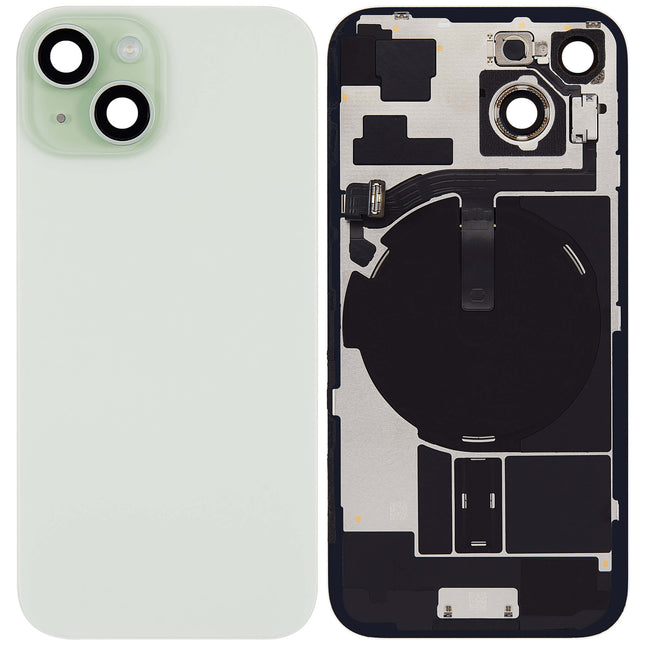 For iPhone 15 Lens for back cover With bracket and back camera lens / Magnetic | Green (Aftermarket Plus)