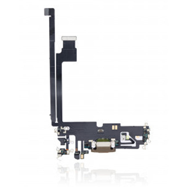 For iPhone 12 Pro max | Charge Port Flex Cabe | Gold(Aftermarket Plus)