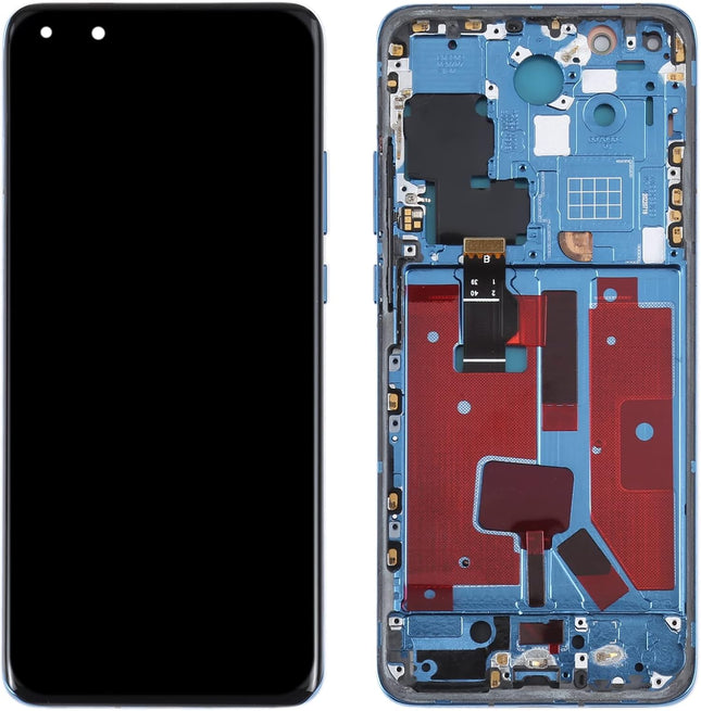 For Huawei P40 Pro | LCD Assembly With Frame | Blue(Premium OEM)