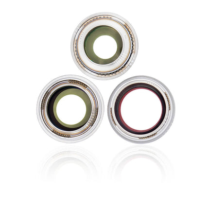 For iPhone 13 pro/13 Pro Max Camera Lens With Frame/Sticker Silver(Premium OEM)(SKU:1479098)