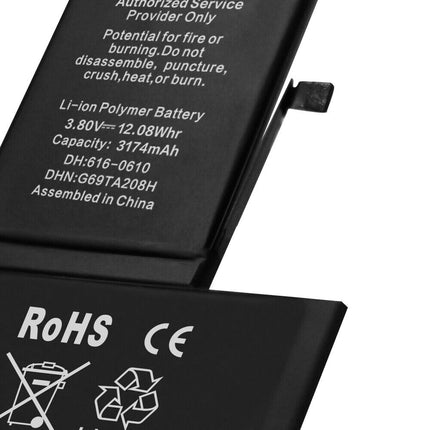 DHLK for iPhone XS Max Battery with sticker Standard Capacity 3174mAh ***DE warehouse***(SKU:1554422)