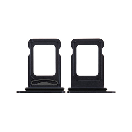 For iPhone 12 Sim Card Tray/Dual Sim Card Black(Premium OEM)(SKU:1358969)