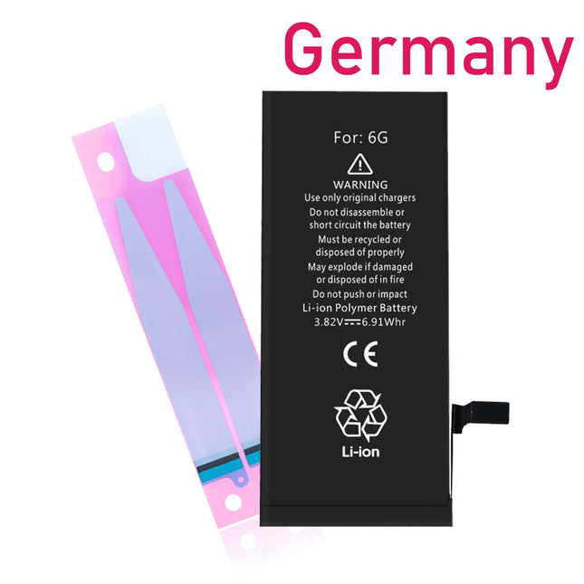 For iPhone 6 Battery With Sticker / Adhensive ( Premium OEM ) ( OH-BOX ) ***DE Warehouse***