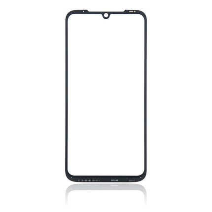 For Motorola G8 Plus Front Glass Lens With OCA Black(Aftermarket Plus)(SKU:1494488)