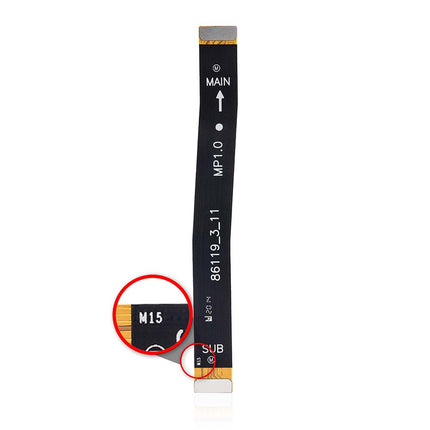 For Samsung Galaxy A20s/A207F | Main Board Flex Cable/Big connector/HK/M15 | (Aftermarket Plus)
