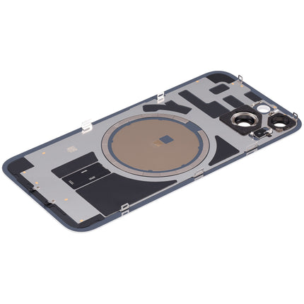For iPhone 14 Lens for back cover With bracket and back camera lens / Magnetic White (Aftermarket Plus)(SKU:1506293)