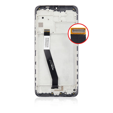 For Xiaomi Redmi 9/Redmi 9 Prime LCD Assembly With Frame Black (Refurbished)***DE Warehouse***(SKU:1531305)