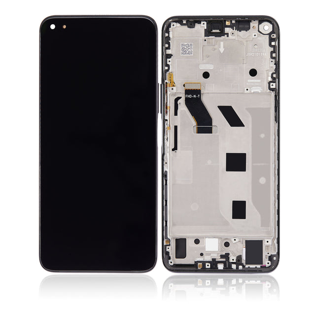 For Honor 50 Lite / nova 8i LCD Assembly with Frame Black(Refurbished)(SKU:1484149)