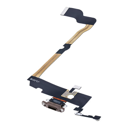 For iPhone Xs max Charge Port Flex Cabe Gold(Premium OEM)(SKU:1479399)