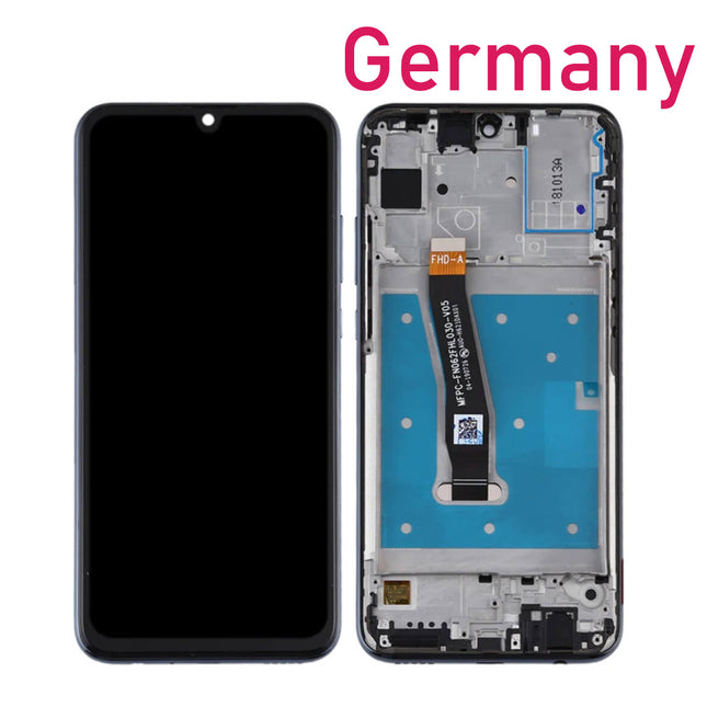 For Huawei Honor 10 Lite LCD Assembly With Frame / COF /  Honor 10i | Black ( Refurbished )***DE Warehouse***