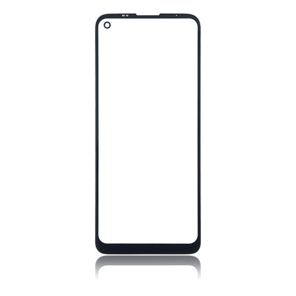 For Motorola G9 Power Front Glass Lens With OCA Black(Aftermarket Plus)(SKU:1494493)