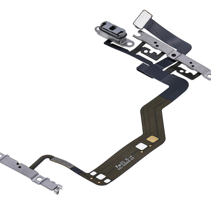 For iPhone 12 Mini Volume On/Off Flex Cable With Clip (Aftermarket Plus)(SKU:1453267)