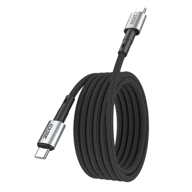 ZeQi ZE-V399 2M / Tablet Laptop 240W flash charging cable /Support iPad pro Macbook, Huawei notebook / C to C