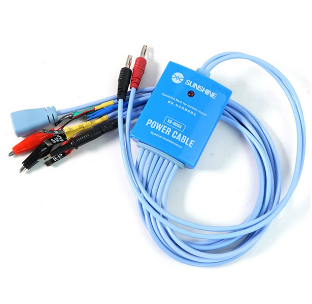 Sunshine SS-905A Service Power Cable/Dedicated Power Supply Boot Activation Test Line For Iphone5G to 11Pro Max / SE2/SAM Motherboard Repair