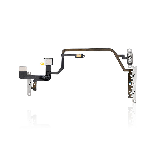 For iPhone XR | Volume On/Off Flex Cable With Clip | (Premium OEM)