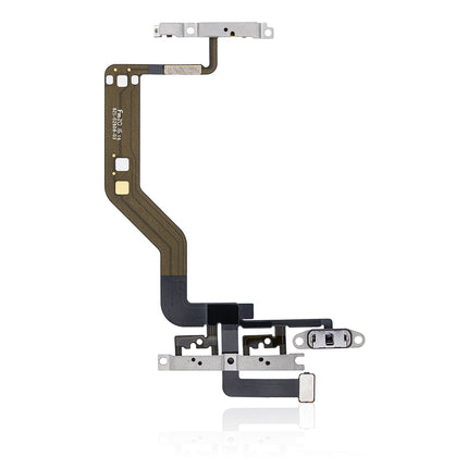 For iPhone 12 Mini Volume On/Off Flex Cable With Clip (Aftermarket Plus)(SKU:1453267)