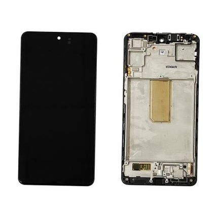 For Samsung Galaxy M54 | LCD Assembly With Frame | Black (Premium OEM)