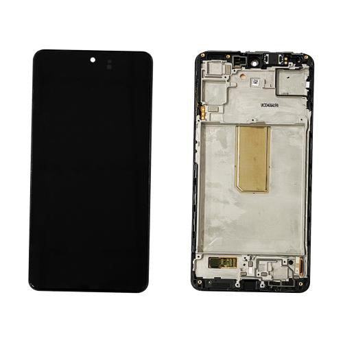 For Samsung Galaxy M54 | LCD Assembly With Frame | Black (Premium OEM)