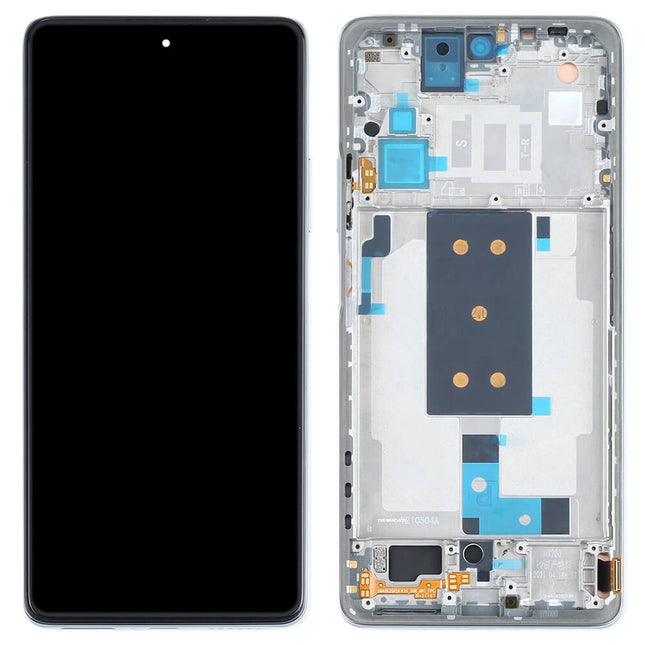 For xiaomi 11T 5G | LCD Assembly with Frame | White(Premium OEM)