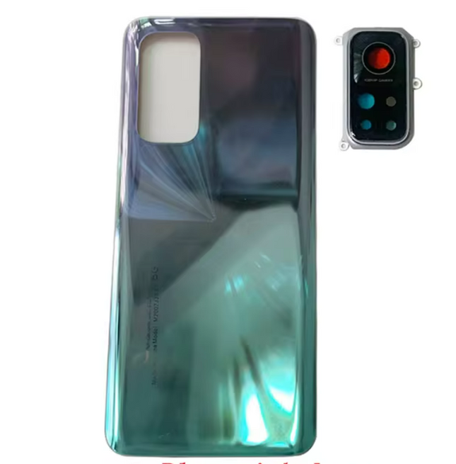 For Xiaomi Mi 10T / Mi 10T Pro | Back Cover With Camera Cover / without logo | Blue (Afermarket Plus)