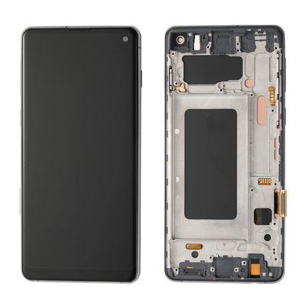 For Samsung Galaxy S10/G973 | LCD Assembly With Frame | Black(Refurbished)