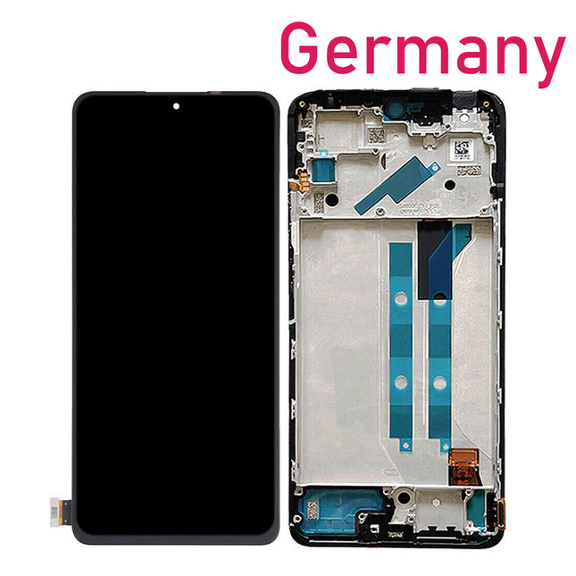 For Xiaomi Redmi Note 11 Pro 4G / Note 11 Pro 5G / Poco X4 Pro 5G LCD Assembly With Frame / OLED | Black (Aftermarket Plus)***DE Warehouse***