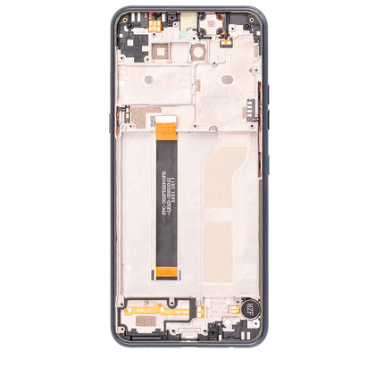 For LG K51 LCD Assembly With Frame Black(Refurbished)(SKU:1474695)