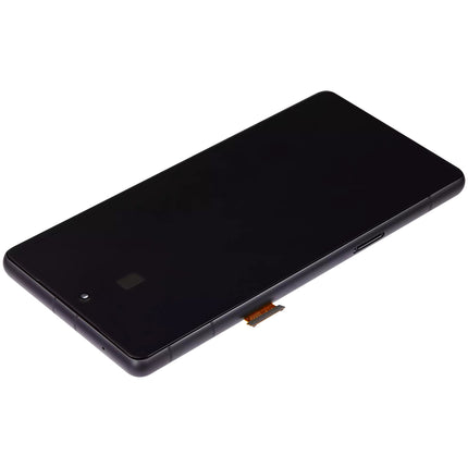 For Google Pixel 7A / OLED Assembly With frame / black  (Aftermarket Plus)(SKU:1561342)