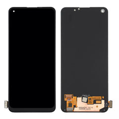 For Realme 7 Pro OLED Assembly with Frame Black (Aftermarkert Plus)(SKU:1529942)