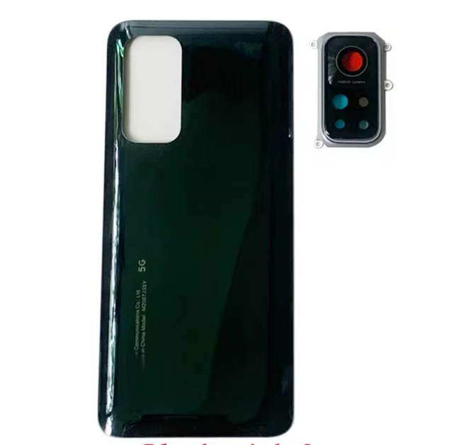 For Xiaomi Mi 10T / Mi 10T Pro | Back Cover With Camera Cover / without logo | Black(Afermarket Plus)