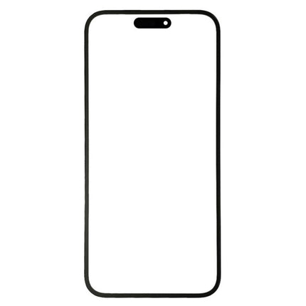 For iPhone 14 Pro Front Glass Lens With OCA Black(Aftermarket Plus)(SKU:1503067)