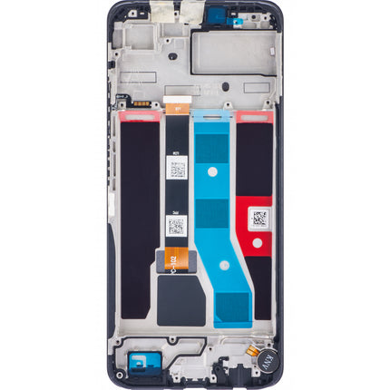 For Realme C51 LCD Assembly With Frame Black (Refurbished)(SKU:1532361)