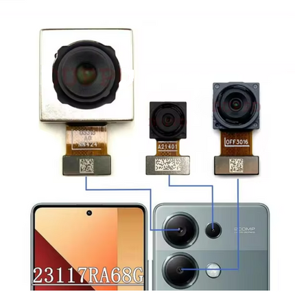 For Xiaomi Redmi Note 13 Pro 4G Rear back big camera / A set (Premium OEM)