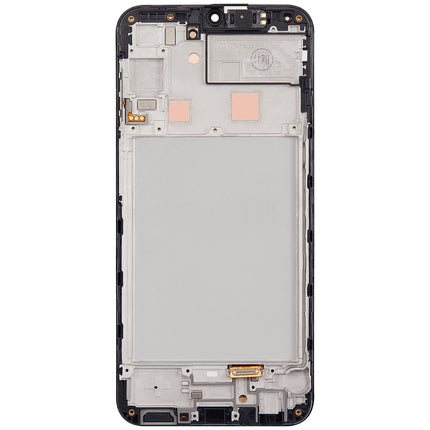 For Samsung Galaxy A24 4G OLED Assembly With Frame / Black (Aftermarket Plus)(SKU:1530294)