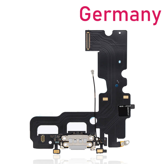 For iPhone 7 Charge Port Flex Cable/Gold | White (Refurbished)***DE Warehouse***
