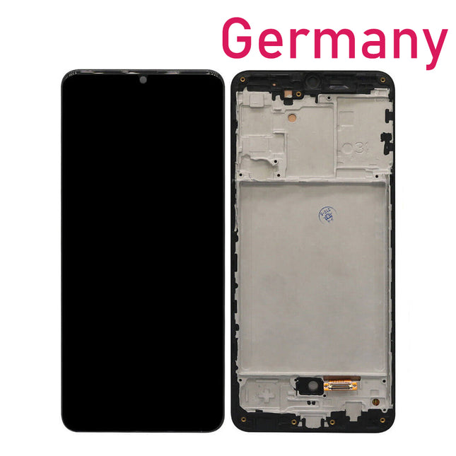For Samsung Galaxy A31 / A315F LCD Assembly With Frame / OLED / Original display window | Black (Aftermarket Plus)***DE Warehouse***