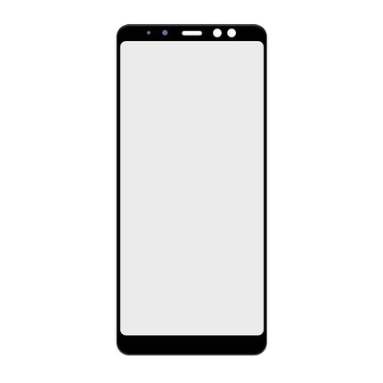 For Samsung Galaxy A8+ 2018/A730 Front Glass/Lens With OCA Black(Aftermarket)(SKU:1474563)