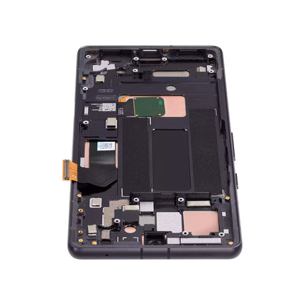 For Google Pixel 7A / OLED Assembly With frame / black  (Aftermarket Plus)(SKU:1561342)